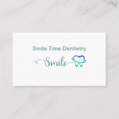 Moderne trendy tandarts Kantoor Visitekaartjes (Voorkant)
