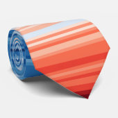 Moderne trendy verjaardagscadeau Klimaatstreep Stropdas (Opgerold)