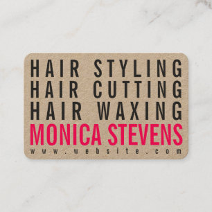 Moderne trendy vetrijke professionele tekstboten visitekaartje