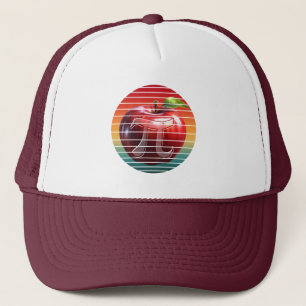 Moderne Trendy Vintage Pi-dag Appelfruit Trucker Pet