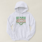 Moderne trendy  Voetbalspeler mannen Hoodie (Design voorkant)