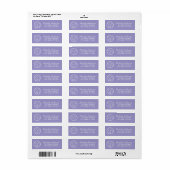 Moderne Trendy Volleybal Retouradres Etiket (Full Sheet)