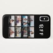 Moderne trendy vrienden collage van zwart en wit Case-Mate iPhone case (Achterkant (horizontaal))