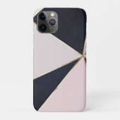 Moderne Trendy Vrouwelijke Driehoek Blauwe Blush T Case-Mate iPhone Case (Achterkant)