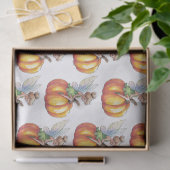 Moderne trendy Waterverf fee en pompoen Tissuepapier (Geschenk)