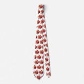Moderne trendy waterverf Fruit Granaatappel Stropdas (Voorkant)