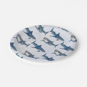 Moderne trendy  Whale Shark Zee Verjaardag Papieren Bordje (Gekanteld)