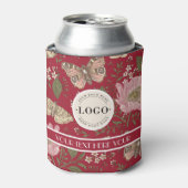 Moderne Trendy Wildflower Botanische Bloemen Monog Blikjeskoeler (Blikje Voorkant)