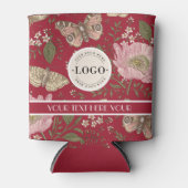 Moderne Trendy Wildflower Botanische Bloemen Monog Blikjeskoeler (Voorkant)