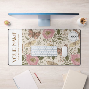 Moderne Trendy Wildflower Botanische Bloemen Monog Bureaumat