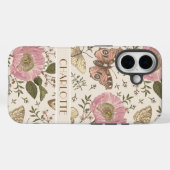 Moderne Trendy Wildflower Botanische Bloemen Monog Case-Mate iPhone Case (Achterkant (horizontaal))