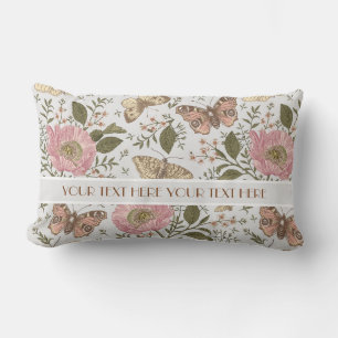 Moderne Trendy Wildflower Botanische Bloemen Monog Kussen