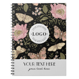 Moderne Trendy Wildflower Botanische Bloemen Monog Notitieboek