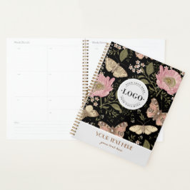 Moderne Trendy Wildflower Botanische Bloemen Monog Planner