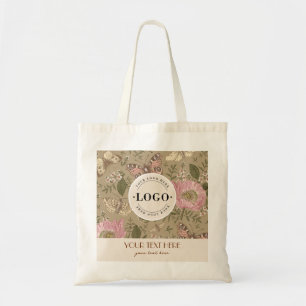 Moderne Trendy Wildflower Botanische Bloemen Monog Tote Bag