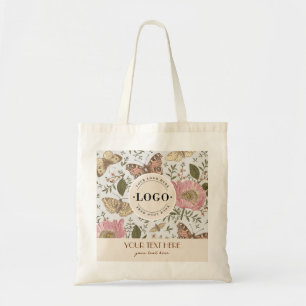 Moderne Trendy Wildflower Botanische Bloemen Monog Tote Bag
