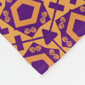 Moderne Tribal Geometrische Fleece Deken (Hoek)