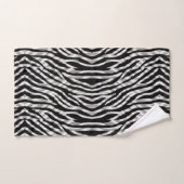 Moderne Tribal Zebra Stripe Dierenprint Rijen Bad Handdoek (Handdoek)