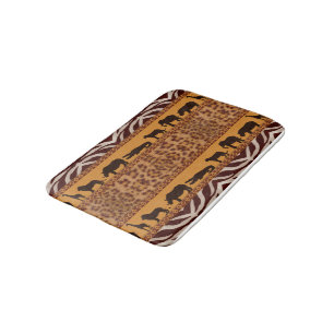 Moderne tribale Afrikaanse jaguar Pattern Animal P Badmat
