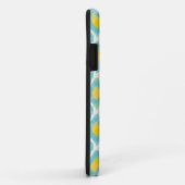 Moderne tribale ikat blue yellow mode Case-Mate iPhone case (Achterkant/rechts)
