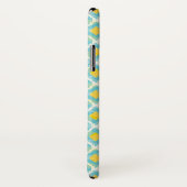 Moderne tribale ikat blue yellow mode Case-Mate iPhone case (Achterkant / rechts)