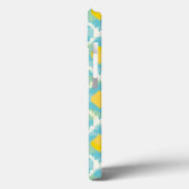 Moderne tribale ikat blue yellow mode Case-Mate iPhone case (Achterkant / Links)