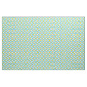 Moderne tribale ikat blue yellow mode stof (Fat Quarter)