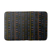 Moderne Tribale Patroon Pluche Badmat (Voorkant)