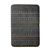 Moderne Tribale Patroon Pluche Badmat (Voorkant Verticaal)