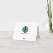 Moderne tribale vaders Bohemian Weddenschap Dank j Bedankkaart (Achterkant)