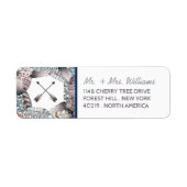 Moderne tribale vaders Bohemian Wedding Etiket (Voorkant)