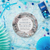 Moderne tribale vaders Bohemian Wedding Papieren Bordje (Feest)