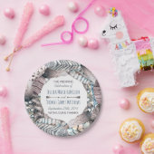 Moderne tribale vaders Bohemian Wedding Papieren Bordje (Feest)