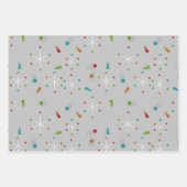 Moderne trio van de middeleeuwse maffia's inpakpapier vel (Voorkant 3)