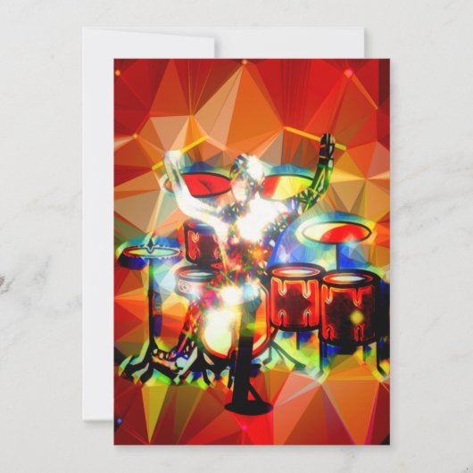 Moderne trommel kaart (Voorkant)