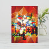 Moderne trommel kaart (Staand voorkant)