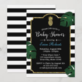 Moderne tropische anananasappel Hawaiian Baby show Kaart (Voorkant / Achterkant)