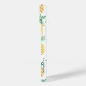 Moderne Tropische Ananas Fruit | geel groen Case-Mate iPhone Case (Achterkant / Links)