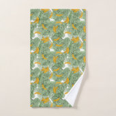 Moderne Tropische Banaan Groen Bad Handdoek (Handdoek)