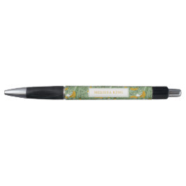Moderne tropische banaan groen patroon reizen pen