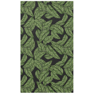 Moderne tropische bladpalm Plant print Tafelkleed