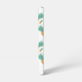 Moderne tropische botanische ananas samsung galaxy hoesje (Linkerkant)