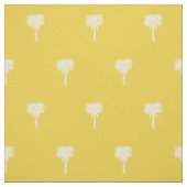 Moderne tropische datum Palm geel Stof (Swatch)