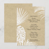 Moderne tropische driekleppige keizersband in Kraf Kaart (Voorkant / Achterkant)