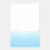 Moderne tropische golven post-it® notes (Voorkant)