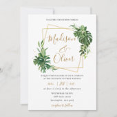 Moderne tropische goudweddenschap kaart (Voorkant)