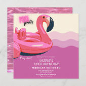 moderne tropische groep verjaard kaart (Voorkant / Achterkant)