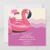 moderne tropische groep verjaard kaart (Voorkant)