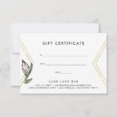 Moderne tropische olie | Cadeaubon (Achterkant)