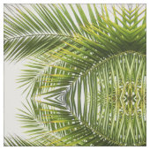 Moderne tropische palmbladeren stof (Swatch)